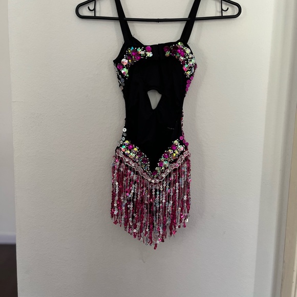 Fuchsia/Silver Sequins Leopard - Picture 2 of 2
